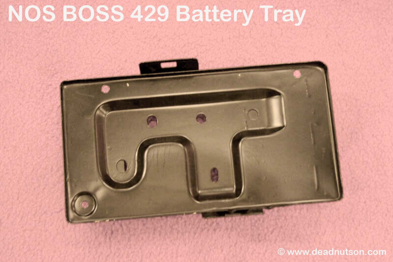 BOSS 429 Battery Tray