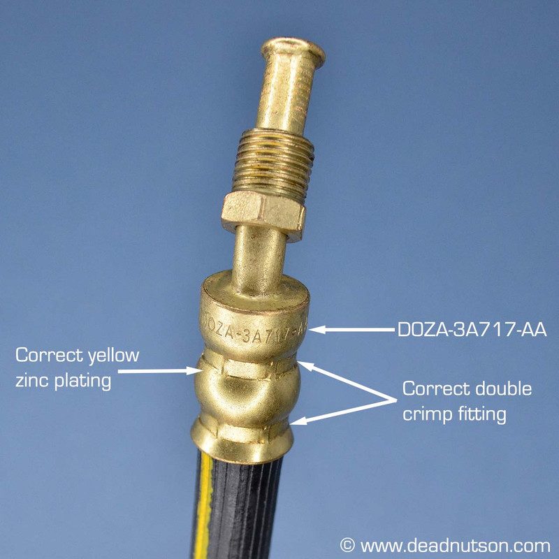 1970 Power Steering Hose Ram > Valve Body | DOZA-3A717-AA