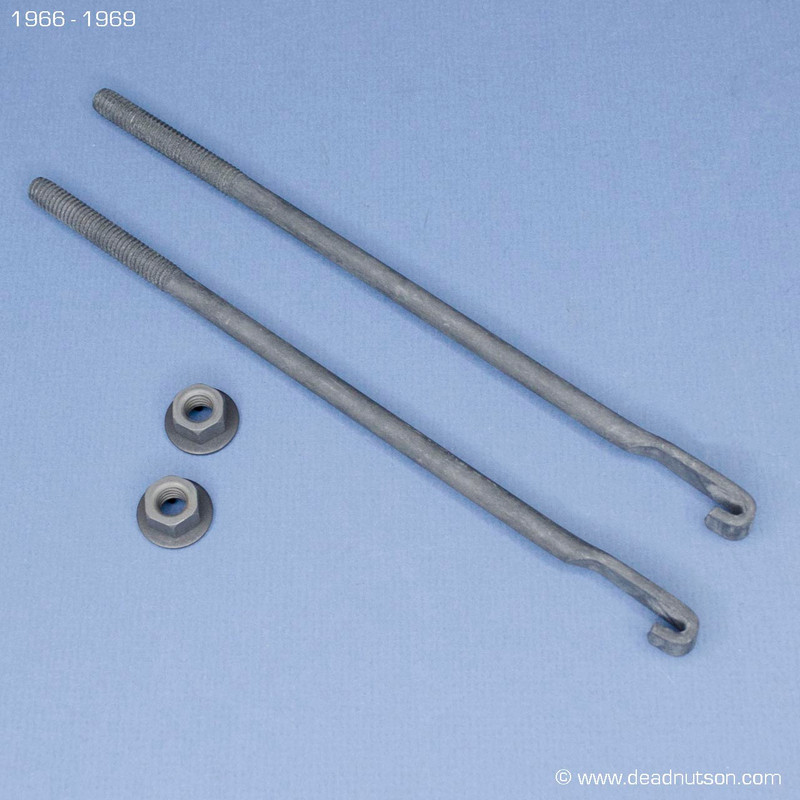 1969 Battery Hold Down Bracket JHooks Dead Nuts On