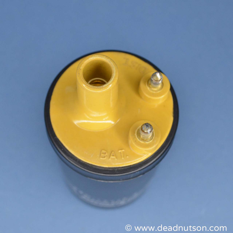 Repro Autolite Yellow Top Coil - Date Coded