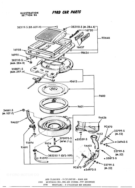 Air Cleaner Snorkel - 428 S/CJ 