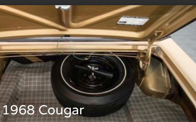 1968-70 Jack Usage and Stowage Decal | Styled Space Saver Wheel