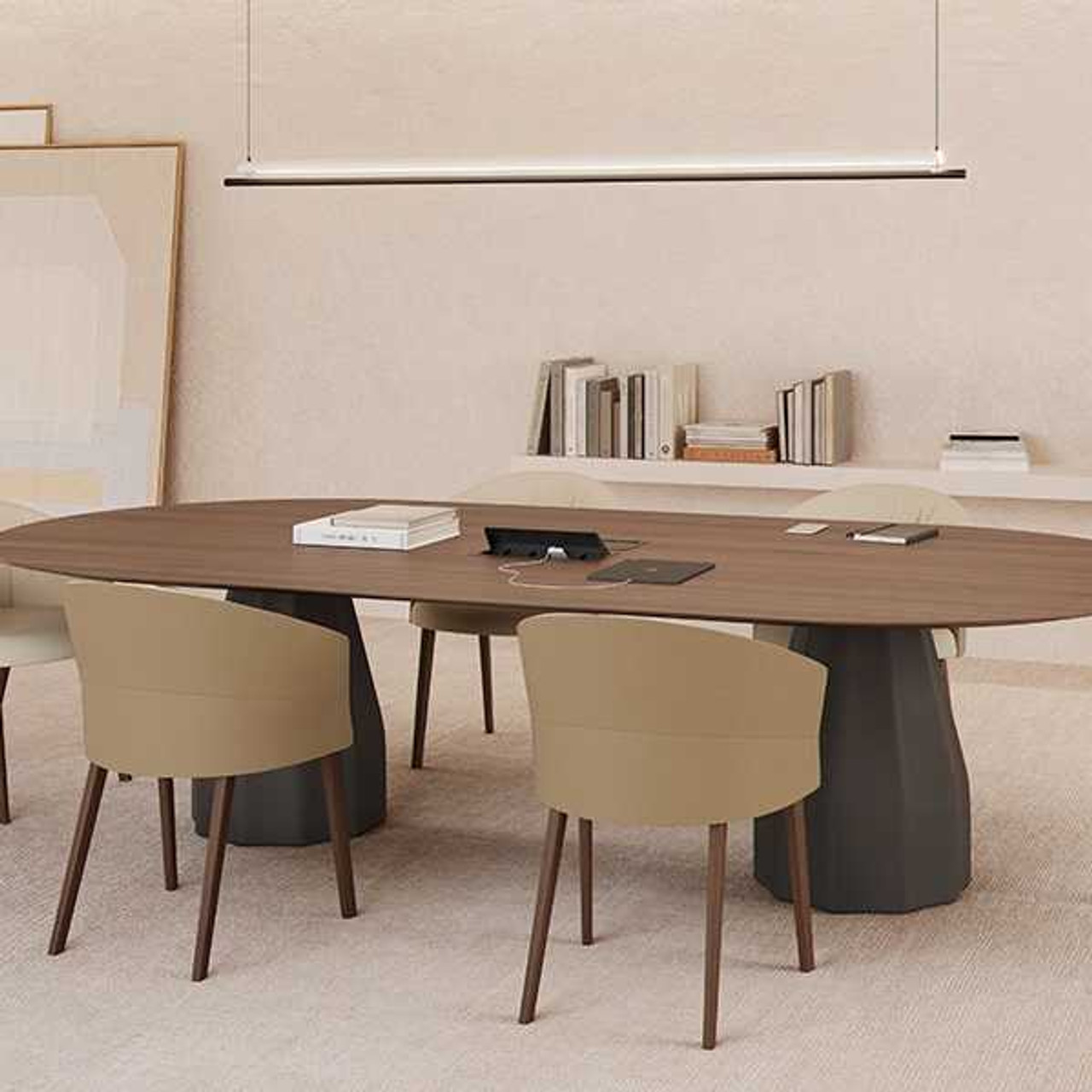 Burin Table With Powerbox : Style and Durability Product