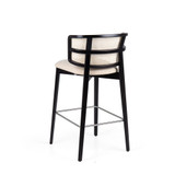 Coffee Wicker Bar Stool