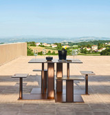 Plinto Tables & Bench Collection