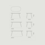 Gazelle Table Collection Mondo Contract