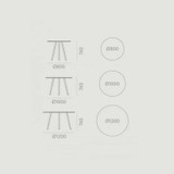Gazelle Table Collection Mondo Contract