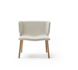 Wooden Base Armchair