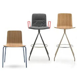 Klip Swivel Barstool with Arms CR