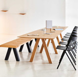 Trestle Double Table Mondo Contract