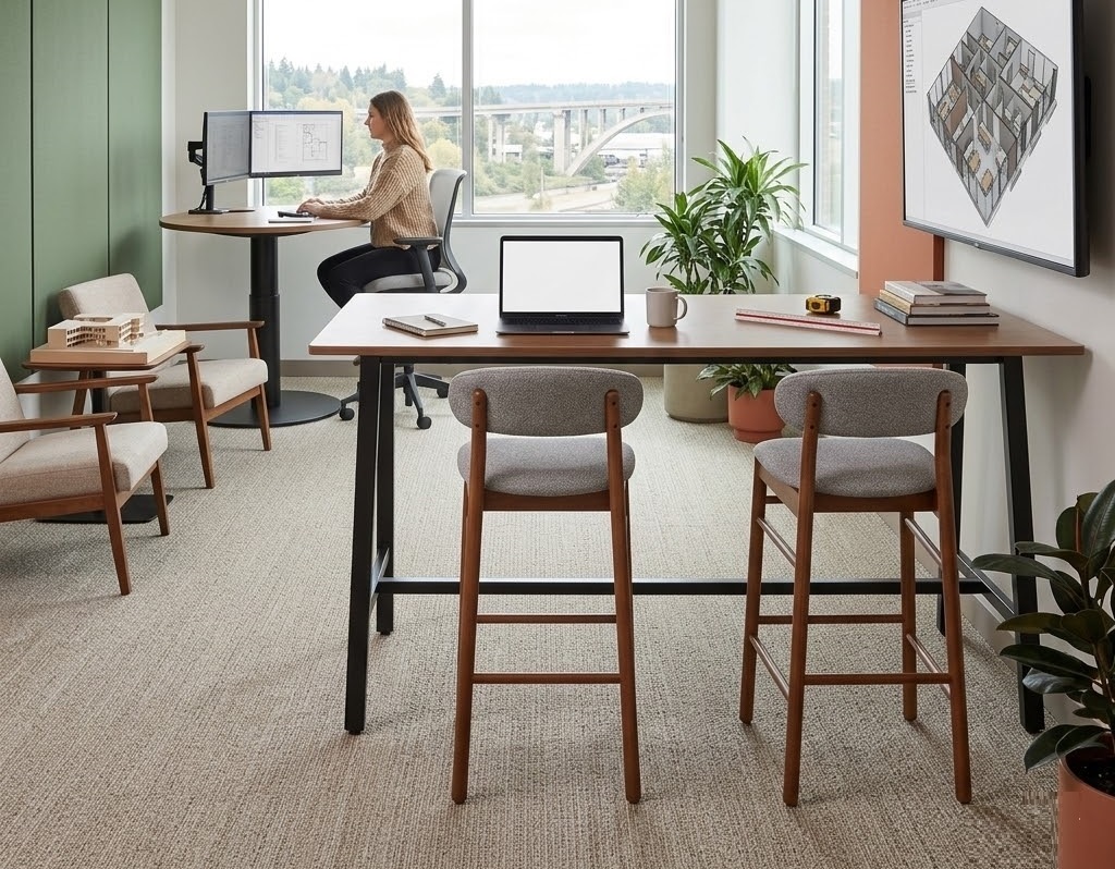 Custom Bar Stools for Commercial Office and Hospitality Interiors ...