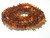 Cognac Baltic Amber Tumbled Nugget/Chip Beads with clasp - 6x8-11x2-2.5- Strand/Necklace