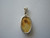 Natural Baltic Butterscotch Amber and .925 SS Pendant - 21x13.5mm - 1