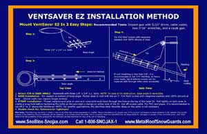 Ventsaver EZ Installation Instructions