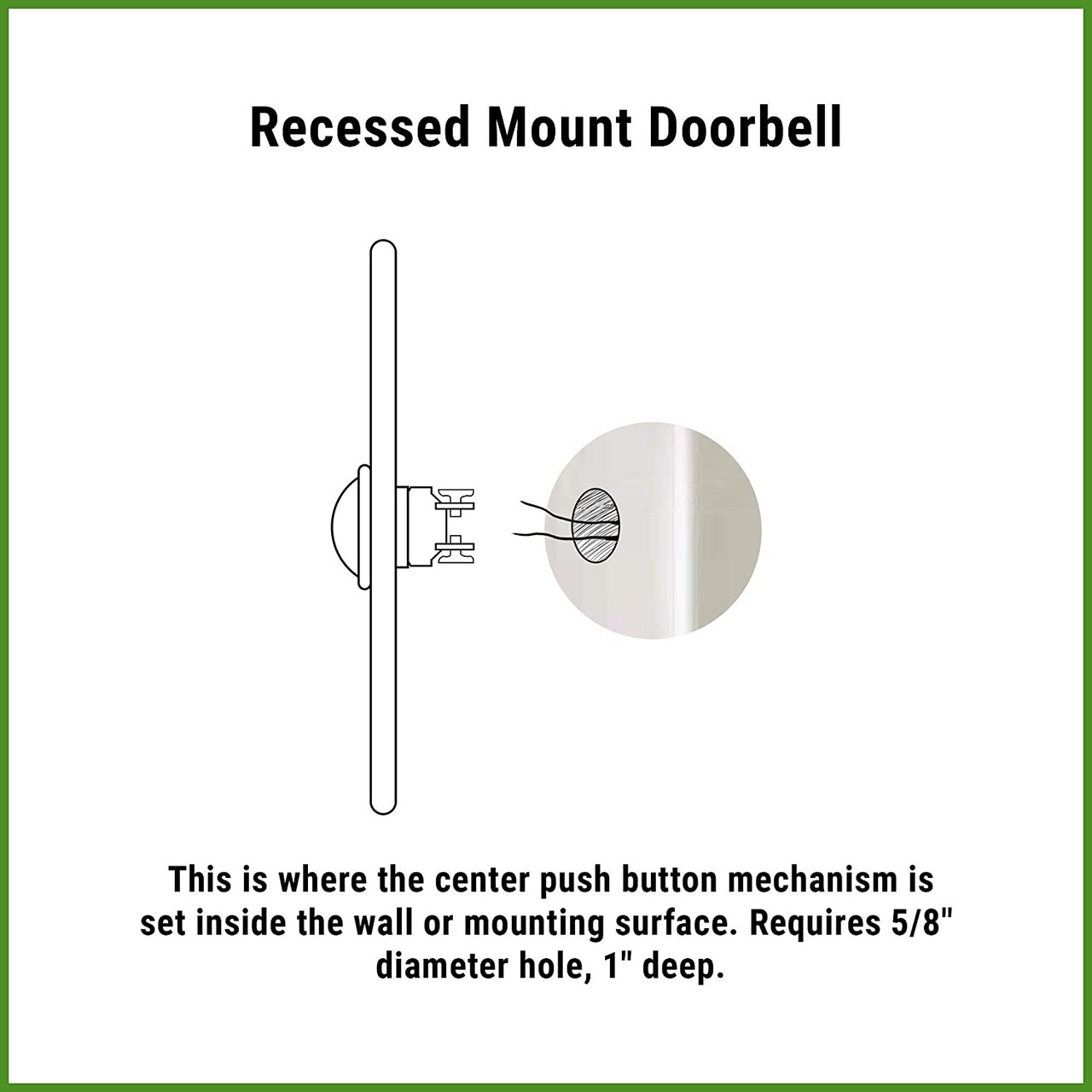 Solid Brass Music Note Doorbell in Oil Rubbed Bronze - Waterwood