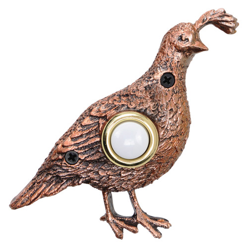 Bronze Plated Quail Doorbell Bronze Plated Quail Doorbell