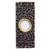 Solid Brass Small Hammered Plate Doorbell in Oil Rubbed Bronze
