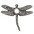 Solid Brass Summer Dragonfly Doorbell in Pewter Solid Brass Summer Dragonfly Doorbell in Pewter