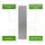 Large Rectangle Stainless Steel Doorbell - Adhesive Mount