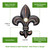 Solid Brass Medium Fleur De Lis Doorbell in Oil Rubbed Bronze Solid Brass Medium Fleur De Lis Doorbell in Oil Rubbed Bronze