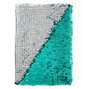 Sequin Notebook - Green & Silver