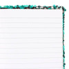 Sequin Notebook - Green & Silver