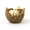 Fiddlehead Fairy Gardens - Three Bunnies In A Basket