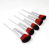 10pc Make Up Brushes White, Pink and Black