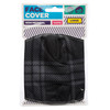 Face Mask Covering - Black & Grey Tartan (Adult Size)
