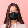 Face Mask Covering - Kiss Me Quick Christmas Mistletoe (Adult Size)