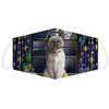 Face Mask Covering - Lisa Parker Hocus Pocus Cat Face Covering (Adult Size)