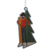 Air Freshener - Male Snowboarder Mint