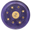 Incense Plate - Yin Yang Purple
