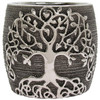 Gunmetal Tree Of Life Planter - Small 11cm x 13cm