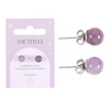 Semi Precious Crystal Earrings