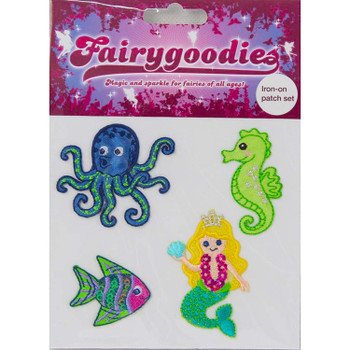 Iron On Set - Mermaid Octopus Sea Horse & Fish