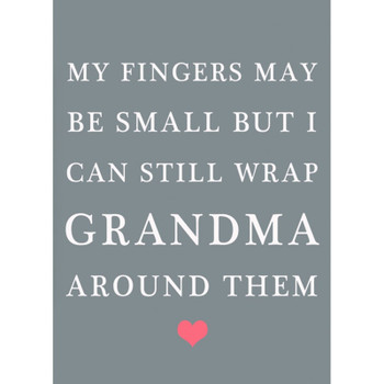 Fridge Magnet - Fingers May Be SmallGrandma