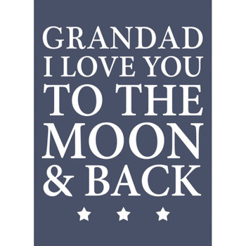 Fridge Magnet - Grandad Moon & Back