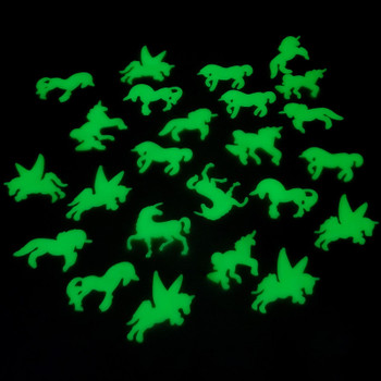 Glow in The Dark Unicorns - White