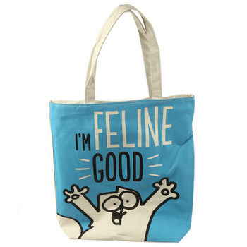 COTTON Shopping Bag - Simons Cat Feline Good