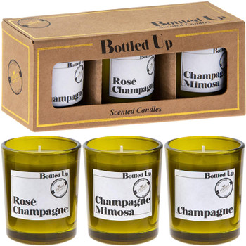 Bottled Up Scented Candle - Champagne Selection
