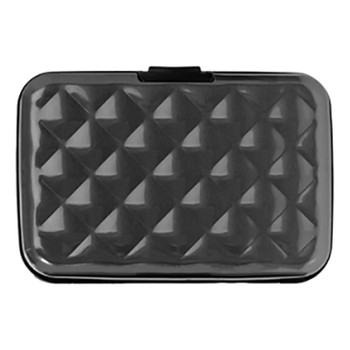 Card Protector - Diamond Dimples - Dark Grey