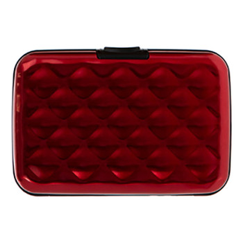 Card Protector - Diamond Dimples - Red