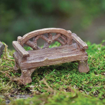 Fiddlehead Fairy Gardens - Bench Rustic