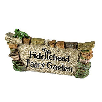 Fiddlehead Fairy Gardens - Fiddlehead Sign