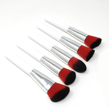 10pc Make Up Brushes White, Pink and Black