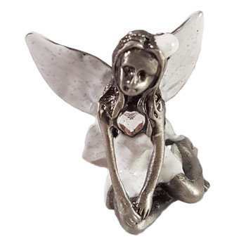 Pewter Fairy Birthstone Coloured