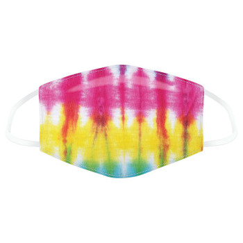 Face Mask Covering - Rainbow Tie Dye (Adult Size)