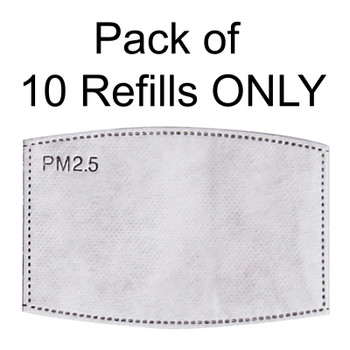 Pack of 10 Replacement Pm 2.5 Filters