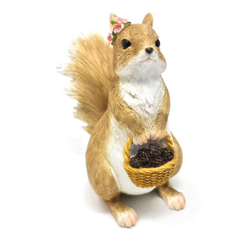 Fiddlehead Fairy Gardens - Squirrel With Basket